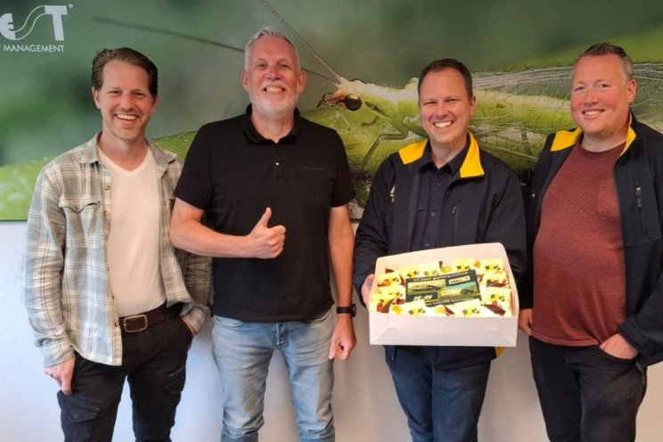 Taart bij Biobest Taart bij Biobest