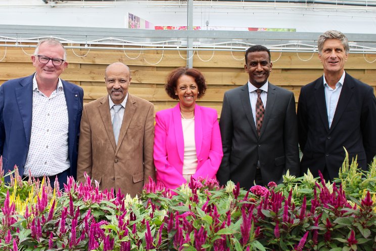Ethiopische delegatie bezoekt Beekenkamp Ethiopische delegatie bezoekt Beekenkamp