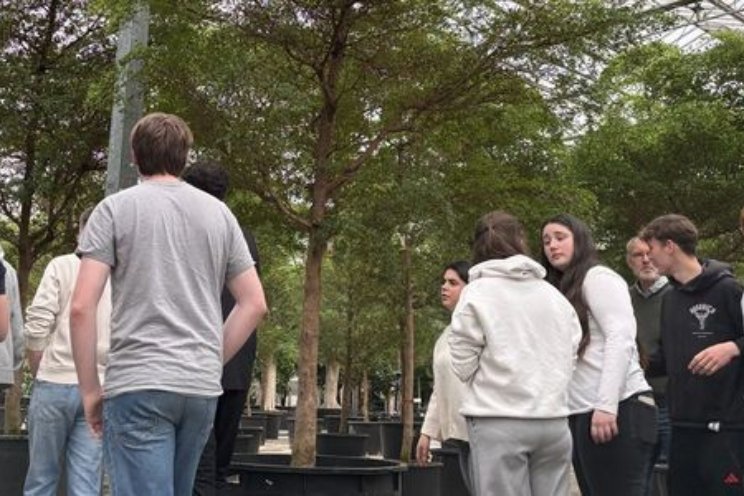 Studenten bezoeken tuinbouw De Kwakel