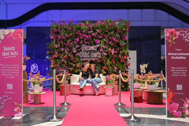 Pop-up 'Orchid Room' in de Mall of the Netherlands Pop-up 'Orchid Room' in de Mall of the Netherlands