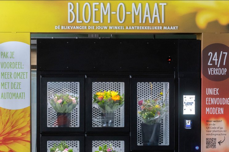 Bloemenautomaat voor bloemisten verkrijgbaar Bloemenautomaat voor bloemisten verkrijgbaar